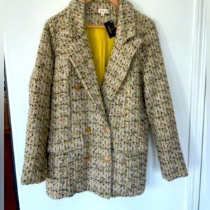 Fall blazer/jacket with silver threads NWT Size small